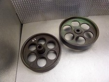 2 Stück  Gussräder Stationärmotor Eisenräder Gussrad Eisenrad - Gew, 2 x 3,7 Kg