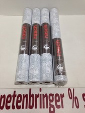 Vliestapete rasch 4x 710069 (4Rollen) feines Blattmuster Grau Creme Restposten