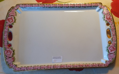 Tablett porzellan cäcilie art - porzellan,