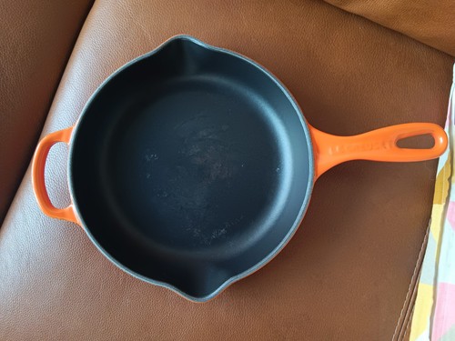 Creuset skillet orange - le,