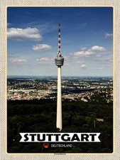 Holzschild 40x30 cm Stuttgart