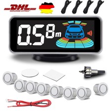 Lcd einparkhilfe 8 silber - lcd,