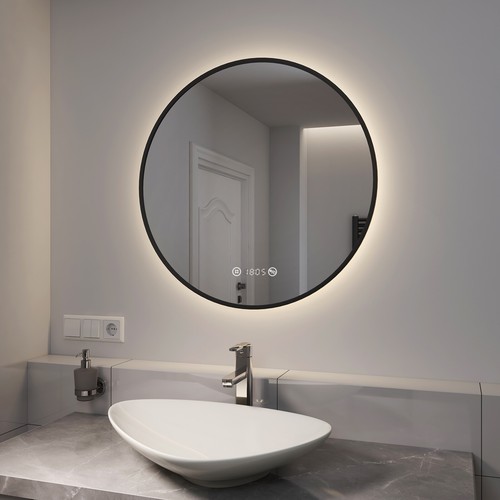 Emke led badspiegel - badspiegel, rund