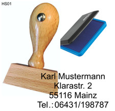 Stempel Holzstempel