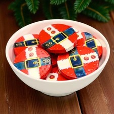 Milk Chocolate SANTAS BELT COINS Christmas FOILED Party Bag XMAS Coin Foil UK