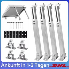 Solarpanel Aufständerung mit Vario Konsole Aufsteller PV Befestigung Verstellbar