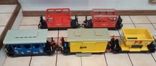 5 Playmobil Eisenbahnwaggons Spur G