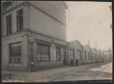 Paris La Chapelle railway Eisenbahn Photo vintage Foto photograph 1909