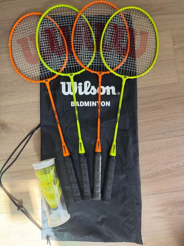 Wilson badminton set rackets - 4,