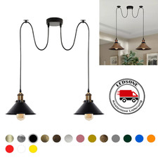 2 Kopf Vintage Industrielle