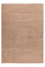 Teppich 120x170 flauschig Wohnzimmerteppich Esszimmer Schlafzimmer Champagner