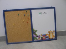 Kombitafel Whiteboard und Kork Pinnwand Korkwand Memoboard