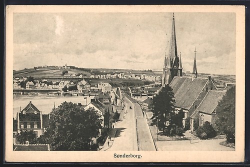 Ansichtskarte sonderborg - ansichtskarte,