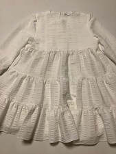 Zara. Damen Kleid Gr.M(36/38), Sommerkleid,Cocktailkleid,crinkle,weiß,neu,