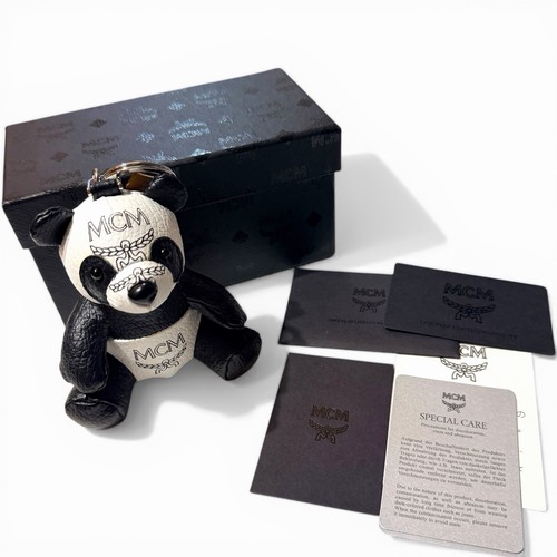 Mcm panda taschenanhänger - panda,