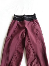Pikeur Reitleggins Gia Grip Athleisure Gr. 34/XS in Bordeaux  'top  Zustand "