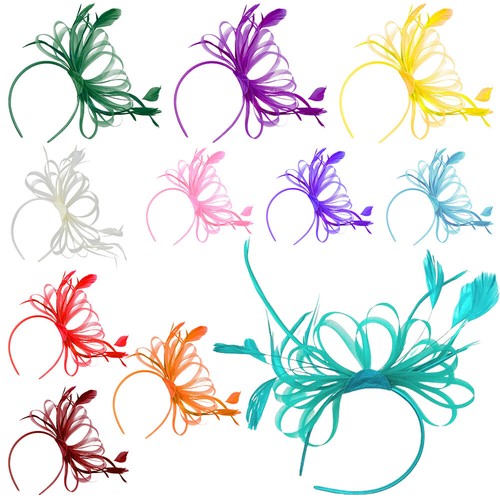 Damen feder fascinator - feder,