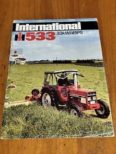IHC 533 traktor prospekt tractor brochure 32
