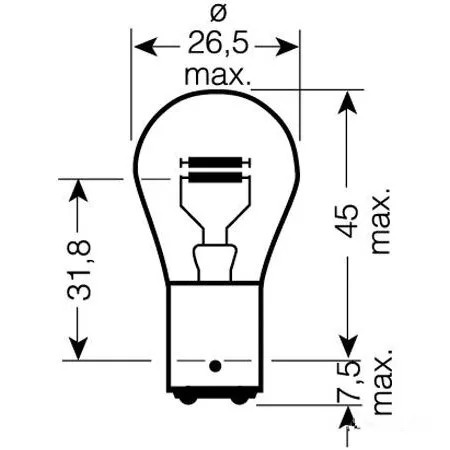 Lampe glühbirne 6v21 - lampe,, 6v21/5w
