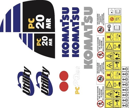 Komatsu mr aufkleber - pc,