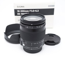 Sigma 18-200mm f/3.5-6.3 DC Contemporary Zoomobjektiv für Nikon - ohne OS - TOP