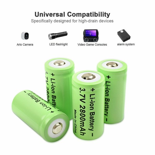 4pack 2800mah cr123a - 4pack,