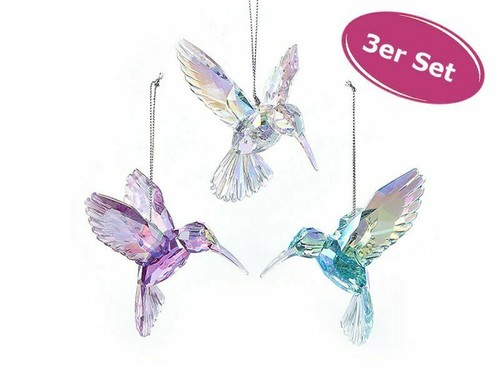 Baumschmuck kolibri 3er set - baumschmuck,