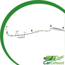 Auspuff für FIAT SEICENTO 1.1 Sporting 1998-2004 +Rohr Auspuffanlage