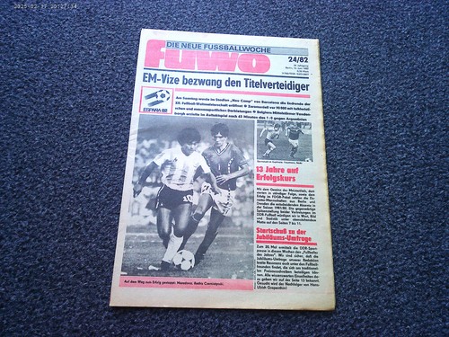 Ddr fußballzeitung fuwo - ddr,