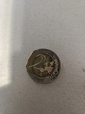 2 Euro 2021D Fehlprägung Spiegelei Extrem 