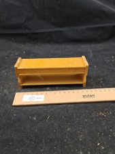 Bank Sitzbank Aufklappbar Küche Holz Puppenhaus Puppenstube antik alt