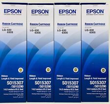 Epson S015307 Band Original Schwarz Für Epson LQ-630/ LQ-630S (X 4 Stücke)