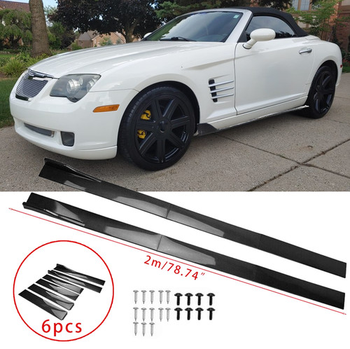 Carbon optik sideskirts - carbon,