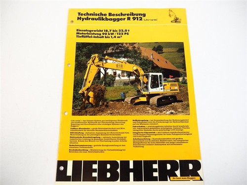 Prospekt liebherr 912 - prospekt,