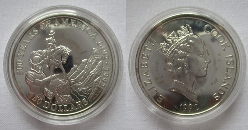 Dollar silbermünze cook - 50,