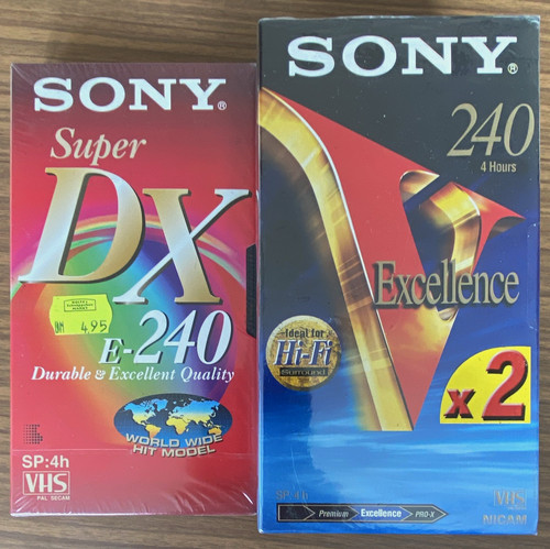 Sony super 240 vhs - sony, e-240