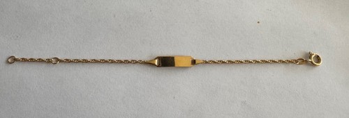 Kinder armband echt gold - id,