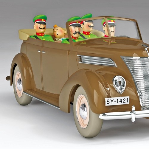 Tim und struppi ford cabrio - ford, v8