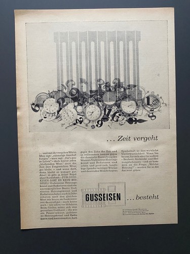 Zeit vergeht gusseisen besteht - gusseisen,