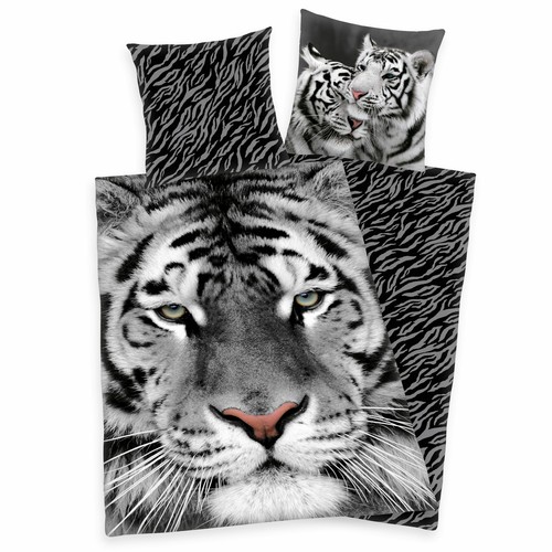 Bettwäsche set weißer - weißer, tiger