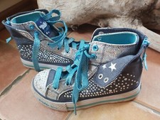 Skechers Sneakers, Twinkle Toes, Gr. 28, Glitzer-Blinke -Schuhe