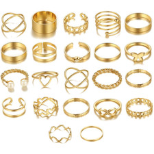 22-teiliges Damen-Ringset aus