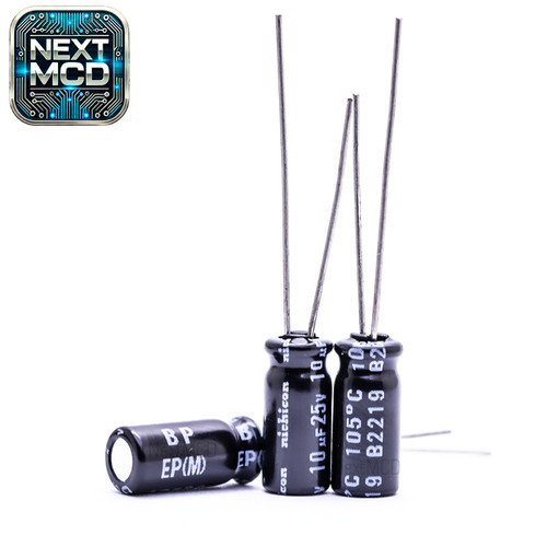 10uf 25v elko radial - 25v,