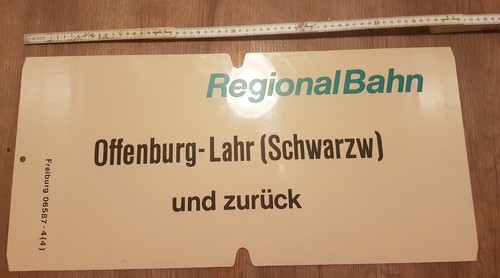 Zuglaufschild signal - db,