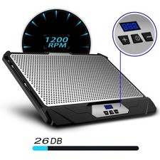 Klim Swift Notebook Geschwindigkeit verstellbar 2 Lüfter Laptop Kühler Kühlständer