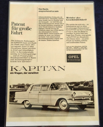 Opel kapitän originale - opel, kapitän,