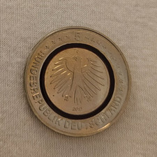5 Euro Tropische Zone 2017 D Polymerring unc