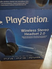 Sony PlayStation Wireless Stereo Headset 2.0 PS4 PS3 CECHYA-0083 OVP CiB 
