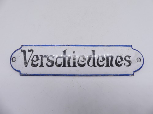 Antikes emailleschild - antikes,