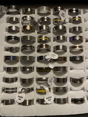48x edelstahl ring herren - 48x,